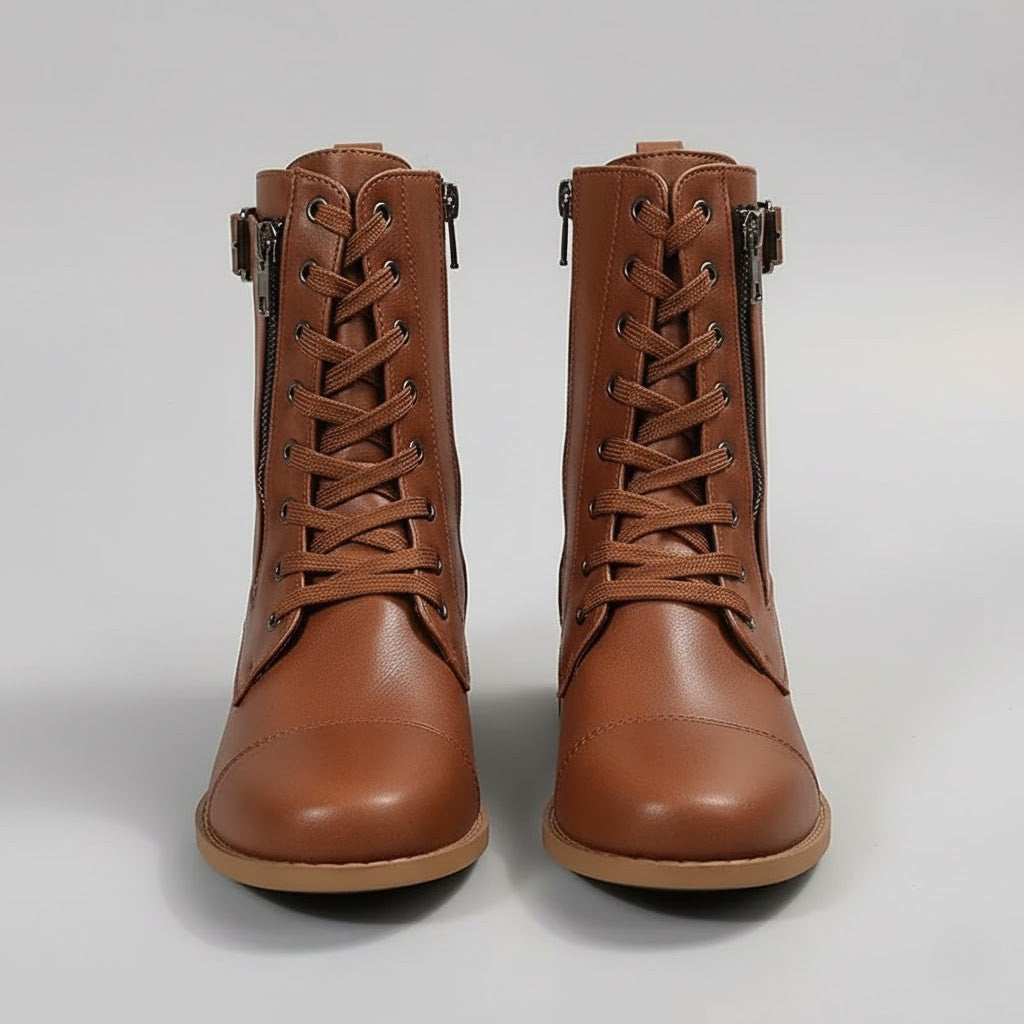 Biruvi | Women’s Ankle Boots With Side Zip