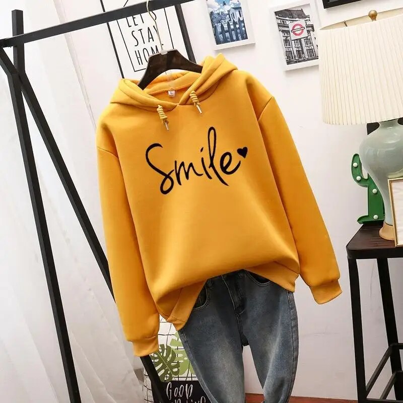 Biruvi | Women’s Smile-Love Pullover Hoodie