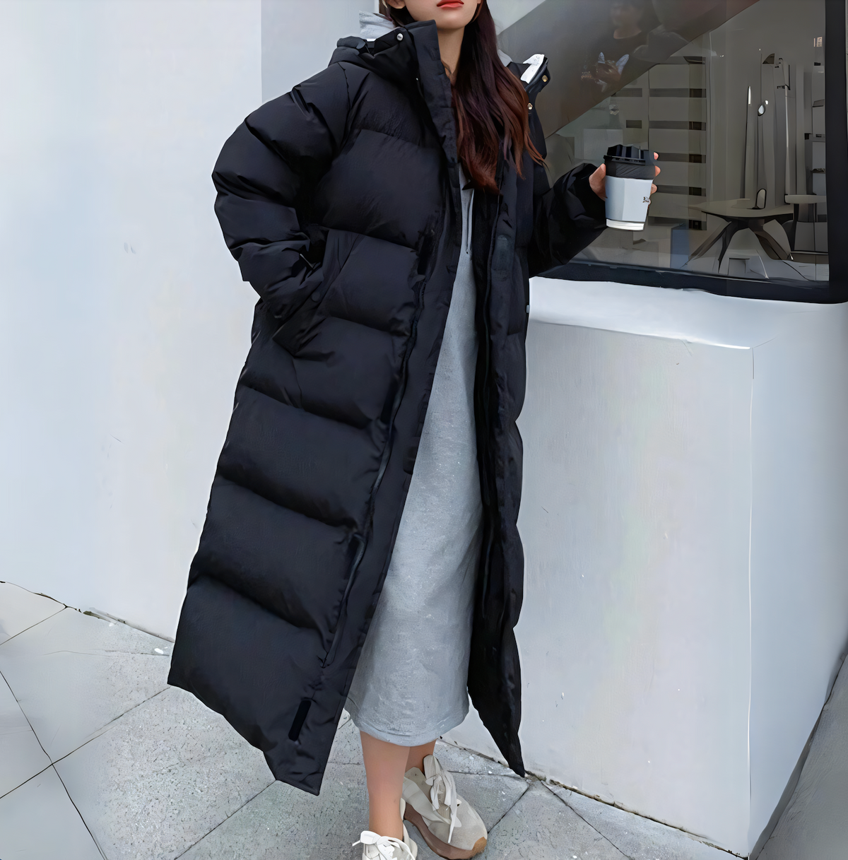 Biruvi | Women’s Long Puffer Jacket