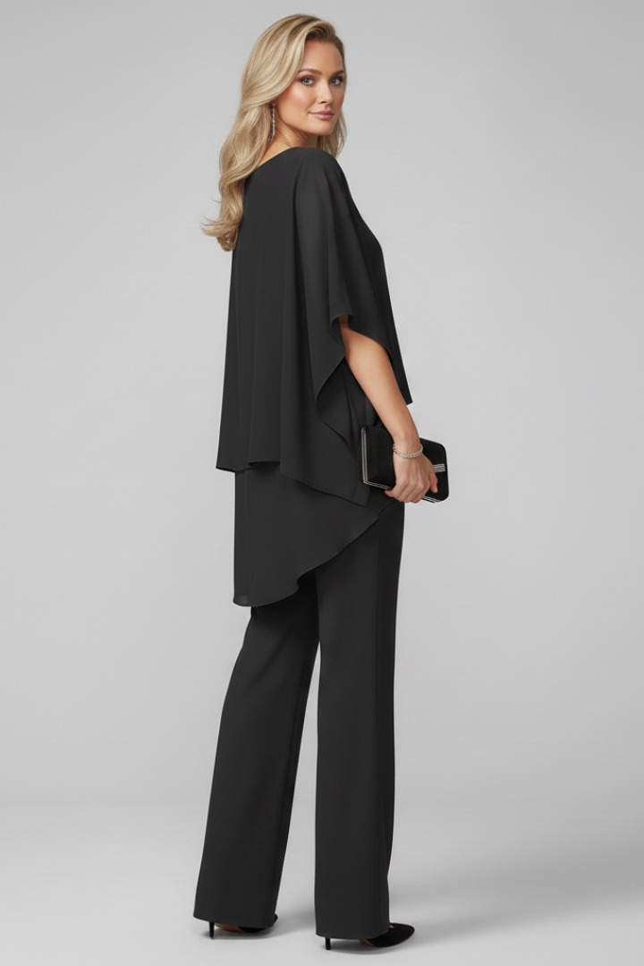 Lauren | Off-Shoulder Flowing Wide-Leg Jumpsuit