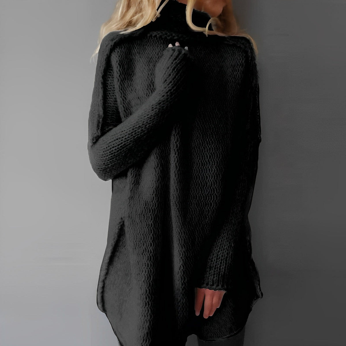 Biruvi | Women’s Oversized Knitwear Sweater Soft Chunky Knit Relaxed Fit