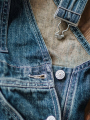 Alaric | Relaxed Fit Distressed Denim Overalls