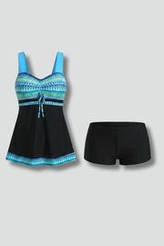 Allegra | Tie Front Tankini Swimsuit Set