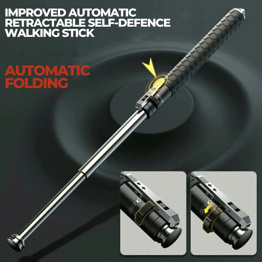 Aluminum Hiking Stick with Ergonomic Grip – Ideal for Outdoor Walking or Trekking