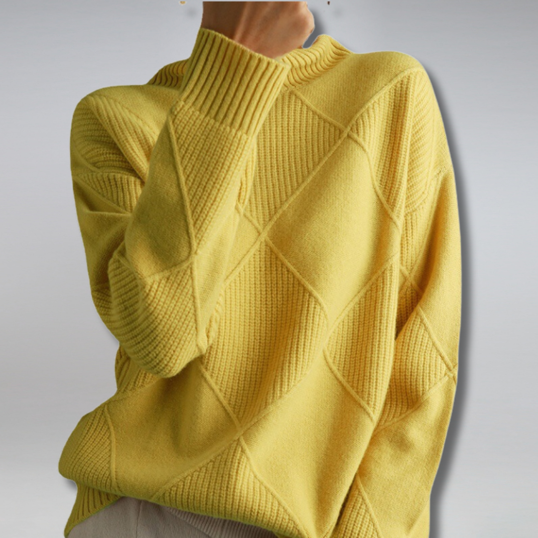 Amelia | Fitted Turtleneck Cashmere Sweater