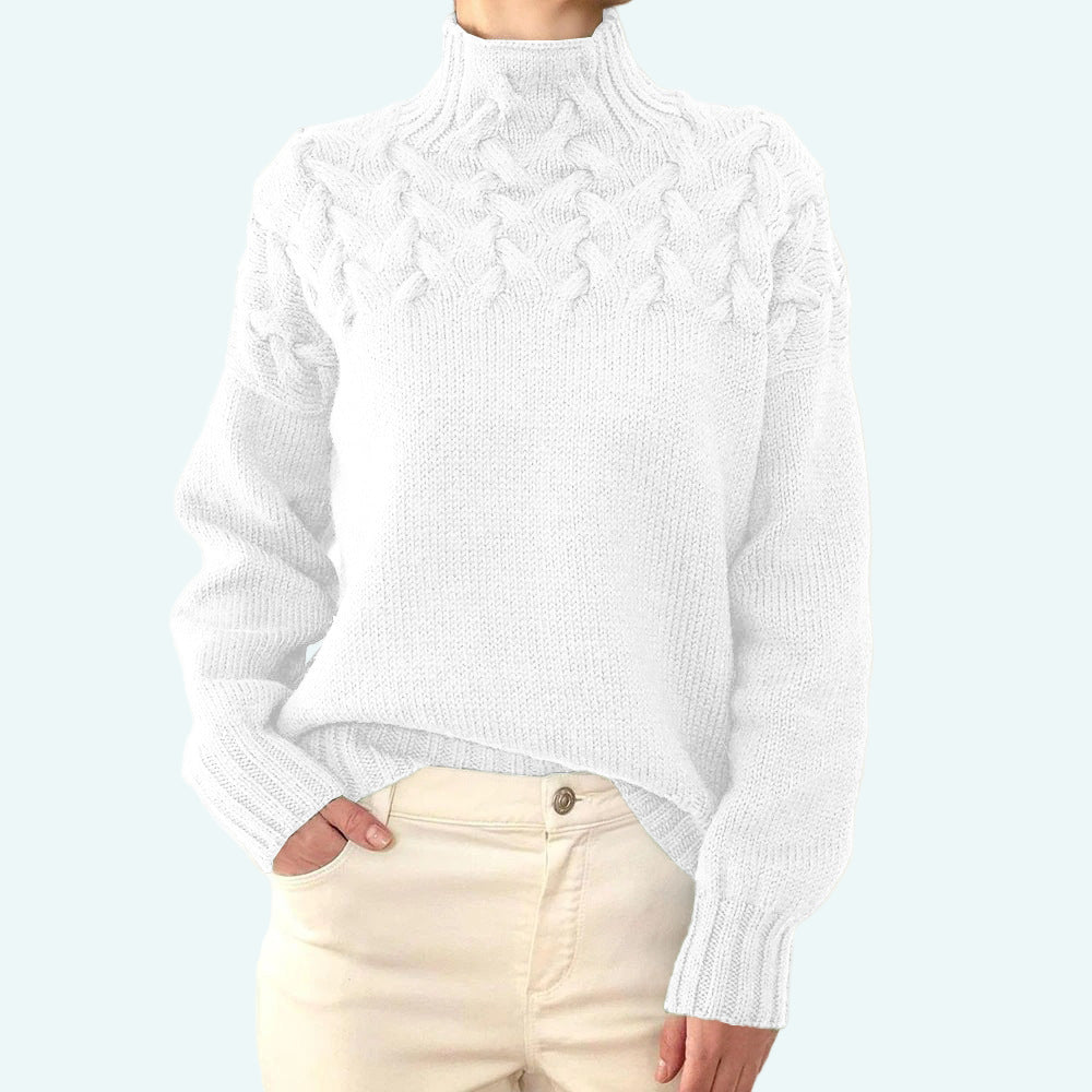 Arabella | Fitted Turtleneck Knit Sweater