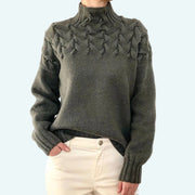 Arabella | Fitted Turtleneck Knit Sweater