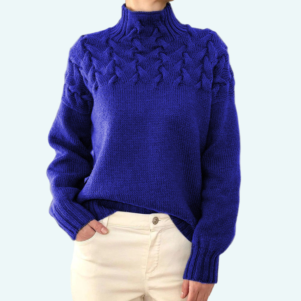 Arabella | Fitted Turtleneck Knit Sweater