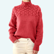 Arabella | Fitted Turtleneck Knit Sweater