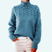 Arabella | Fitted Turtleneck Knit Sweater