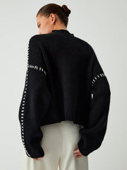 Ariadne | Oversized Mock Neck Sweater