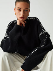 Ariadne | Oversized Mock Neck Sweater