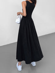 Arianna | Relaxed Fit Crew Neck Maxi Dress