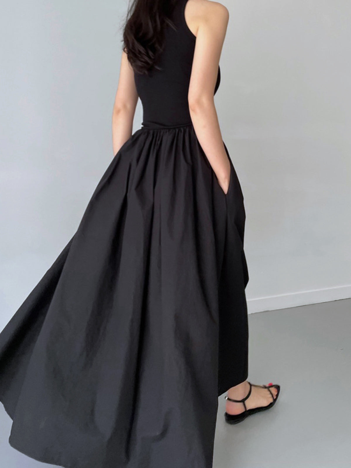 Arianna | Relaxed Fit Crew Neck Maxi Dress
