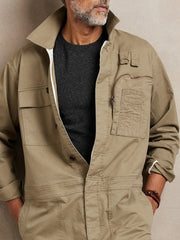Armand | Relaxed Fit Cotton Flight Overalls