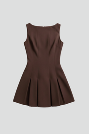 Astrid | Sleeveless Pleated Mini Dress