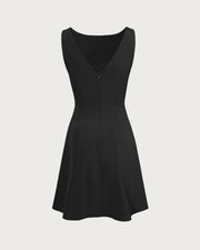 Avery | Fitted Sleeveless High-Waisted Ladies Day Dress