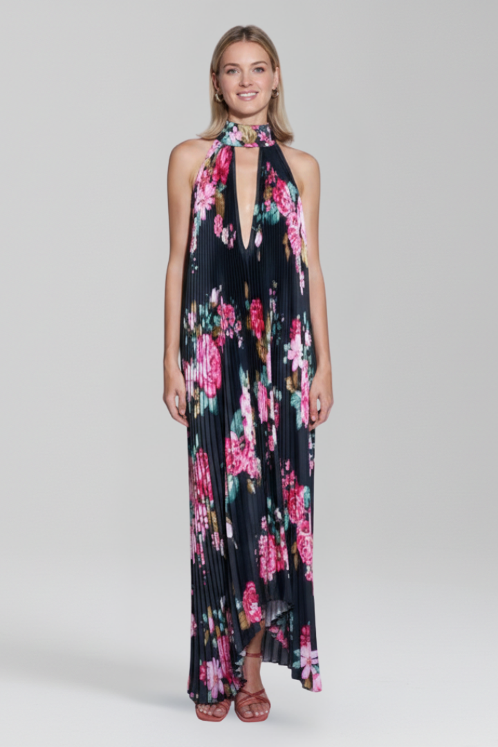 Beatrice | Sleeveless Pleated Maxi Dress