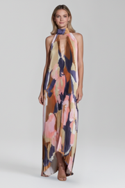 Beatrice | Sleeveless Pleated Maxi Dress