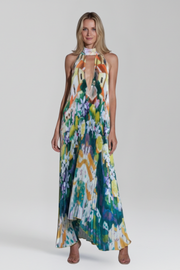 Beatrice | Sleeveless Pleated Maxi Dress