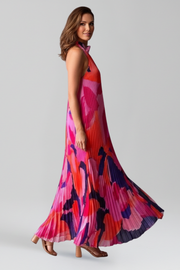 Beatrice | Sleeveless Pleated Maxi Dress