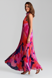 Beatrice | Sleeveless Pleated Maxi Dress