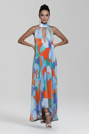 Beatrice | Sleeveless Pleated Maxi Dress