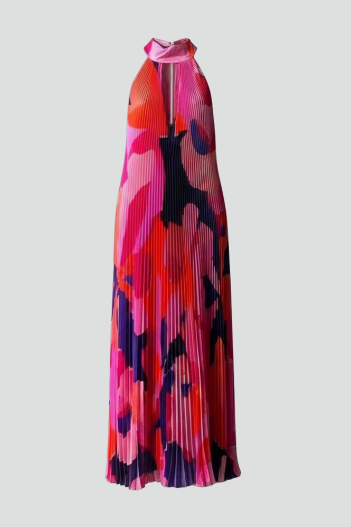 Beatrice | Sleeveless Pleated Maxi Dress