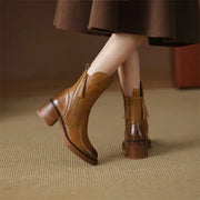 Bellamy | Mid Heel Ankle Boots