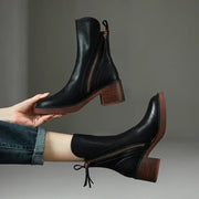 Bellamy | Mid Heel Ankle Boots