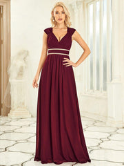 Bellamy | Sleeveless Grecian Bridesmaid Dress