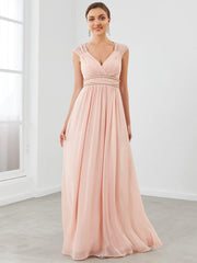 Bellamy | Sleeveless Grecian Bridesmaid Dress
