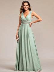 Bellamy | Sleeveless Grecian Bridesmaid Dress