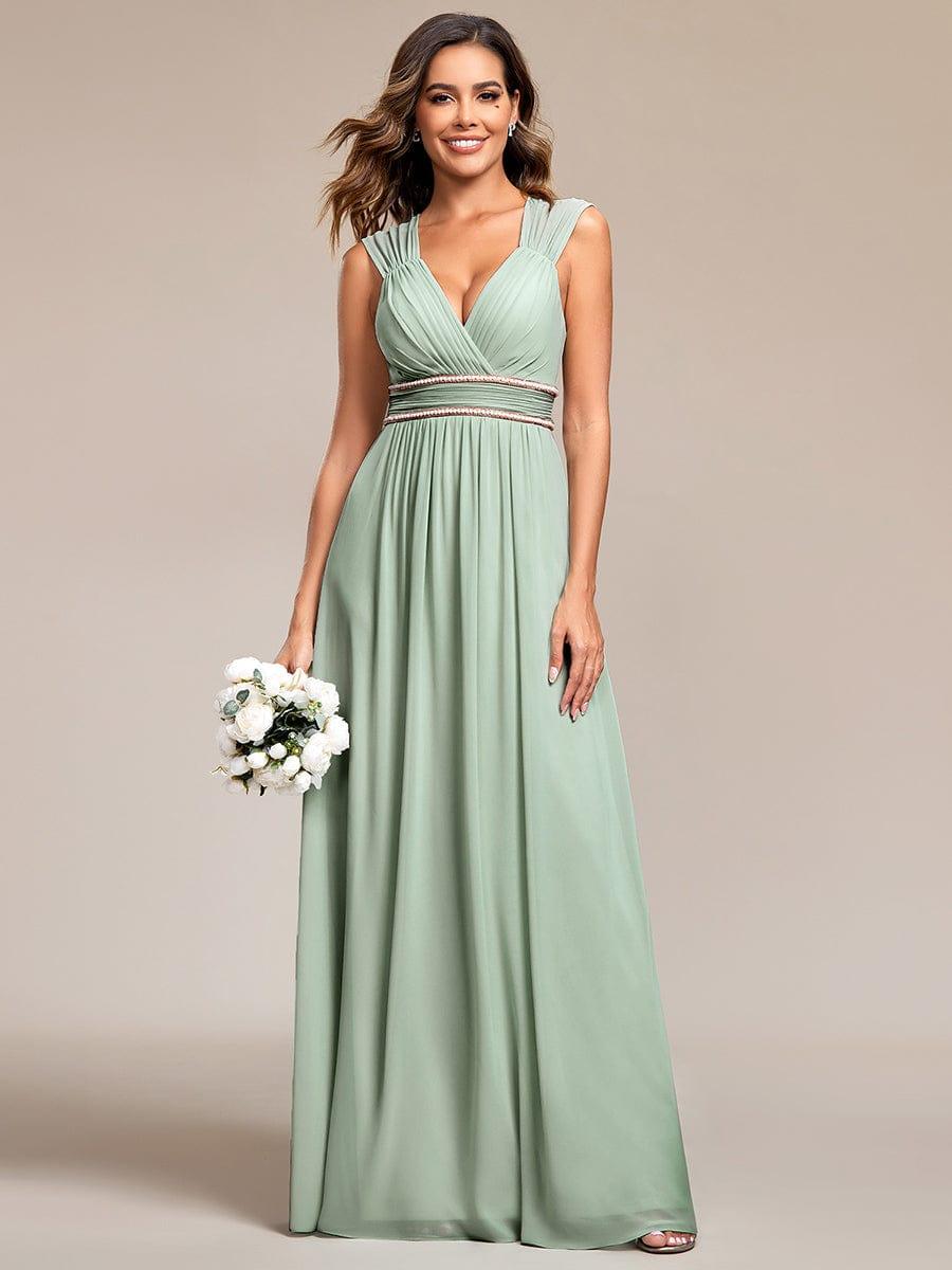 Bellamy | Sleeveless Grecian Bridesmaid Dress