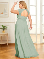 Bellamy | Sleeveless Grecian Bridesmaid Dress