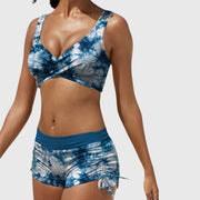 Blanche | Fitted Camo Two-Piece Bikini Set