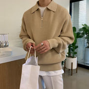 Bridget | Relaxed Fit Quarter-Zip Knit Sweater