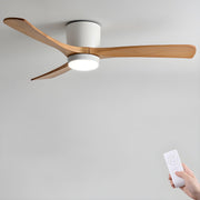 Brooklyn Nordic Wooden Ceiling Fan with Integrated Light – Ideal for Living Room or Bedroom