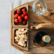 Spencer | Serving Tray with Compartments for Wine and Aperitifs Outdoor Use