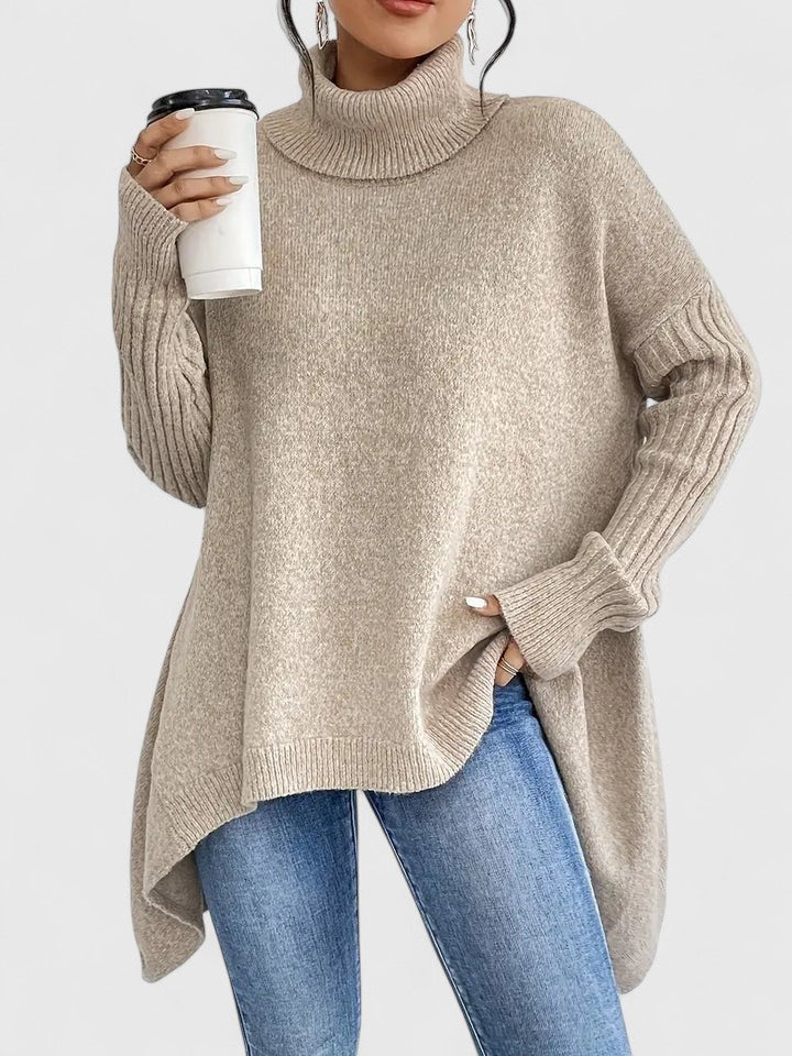 Camille | Classic Roll Neck Fitted Jumper