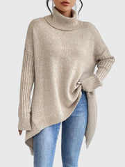Camille | Classic Roll Neck Fitted Jumper