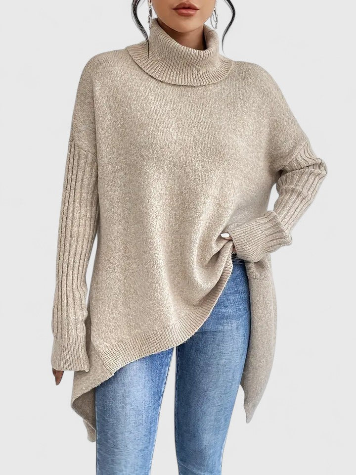 Camille | Classic Roll Neck Fitted Jumper