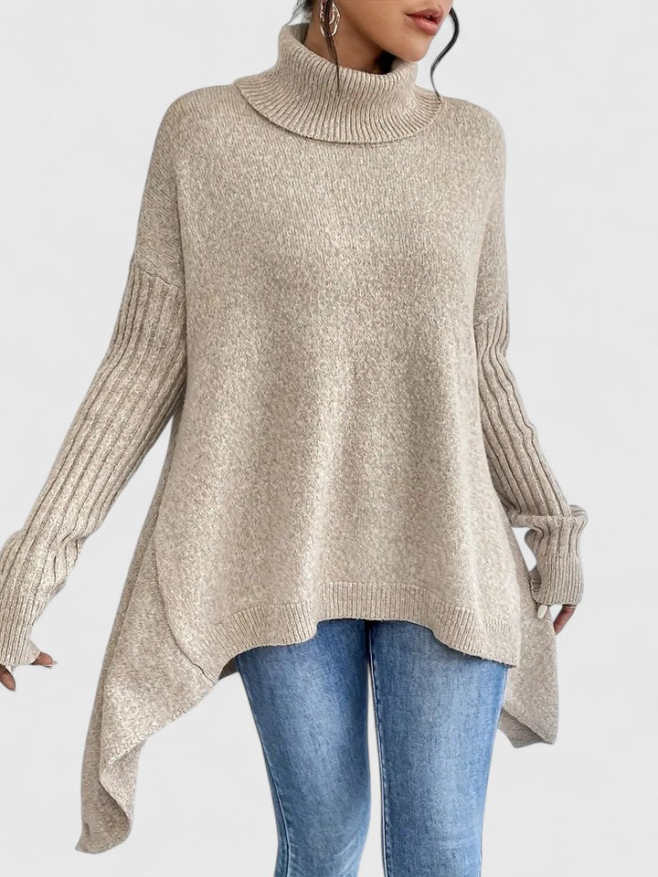 Camille | Classic Roll Neck Fitted Jumper