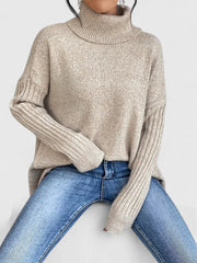 Camille | Classic Roll Neck Fitted Jumper
