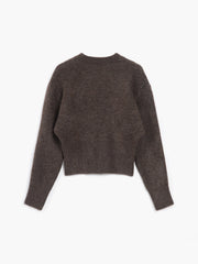 Camille | Relaxed Fit Half-Zip Fuzzy Sweater