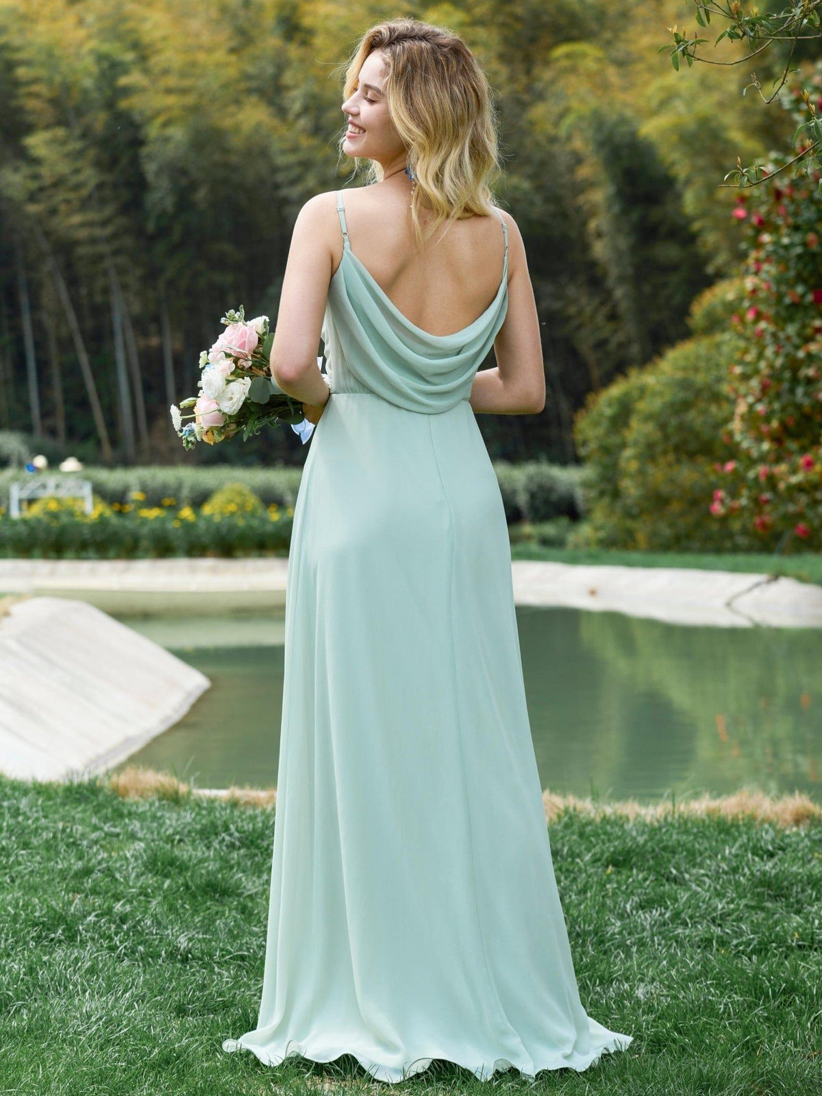 Capri | Pleated Fit Sweetheart Neckline Bridesmaid Dress