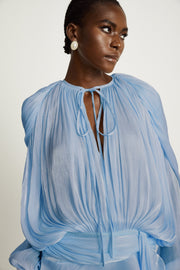 Claudia | Pleated Ruffled Mini Summer Dress