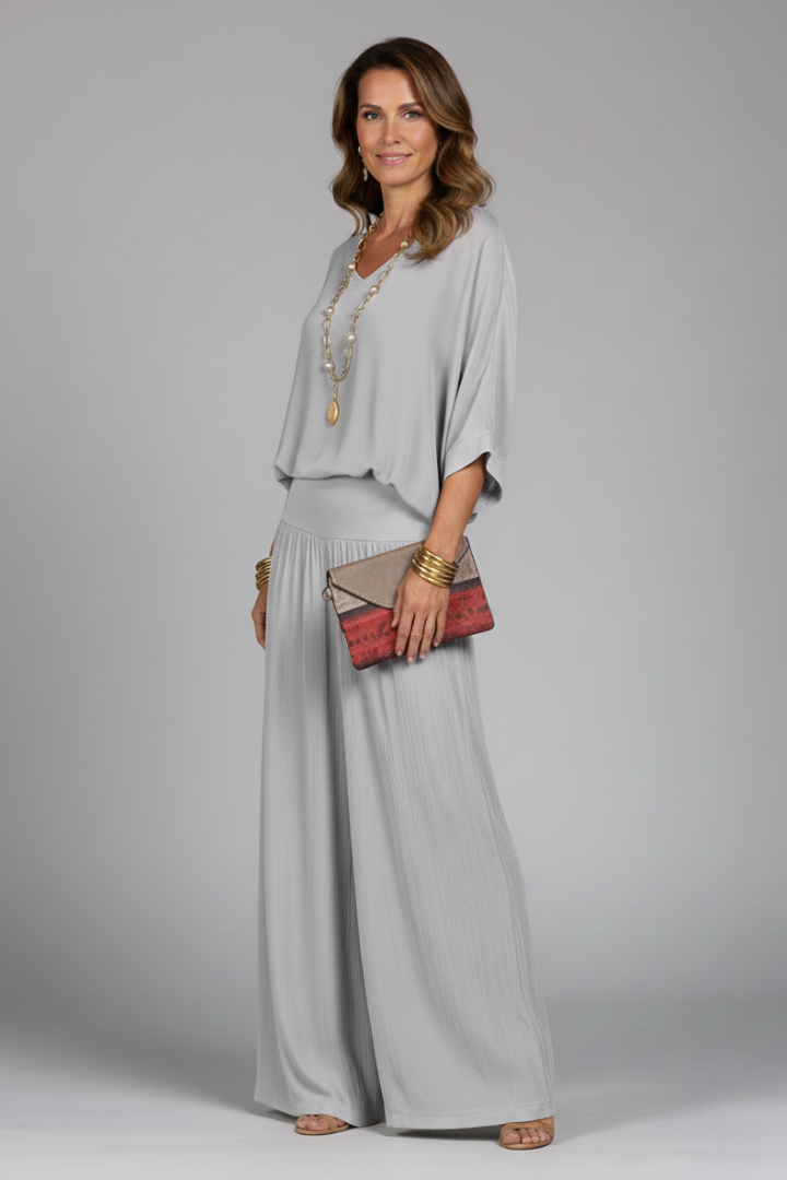 Daniela | Relaxed Fit Two-Piece Wide-Leg Set
