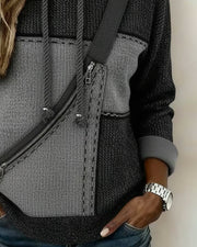 Darcy | Regular Fit Color-Blocked Hoodie