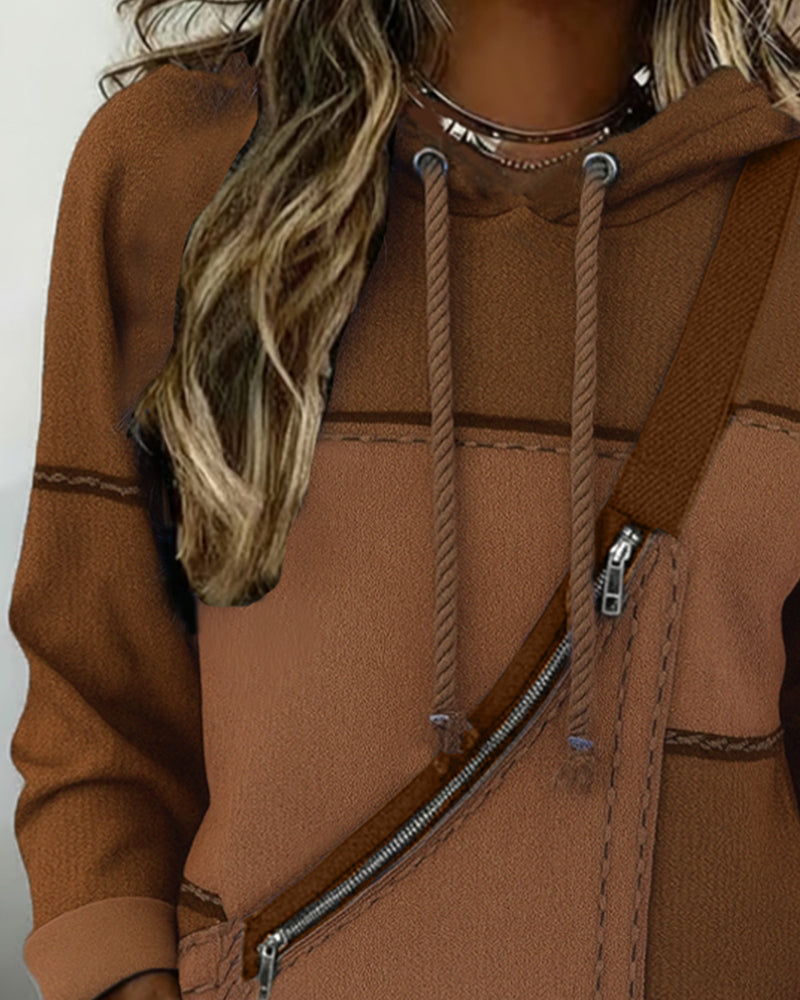 Darcy | Regular Fit Color-Blocked Hoodie